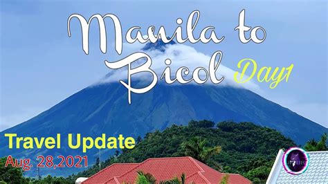 manila to bicol travel time